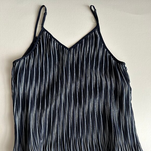 RW&Co Pleated Striped Tanktop - Picture 2 of 3